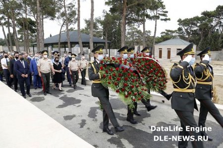 Tovuz döyüşlərində şəhid olan hərbçilərin anım mərasimi keçirilib - FOTO