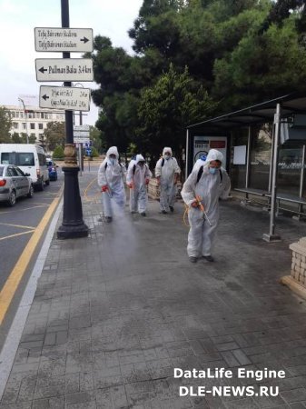 Nəsimi rayonunda dezinfeksiya işləri davam etdirilir