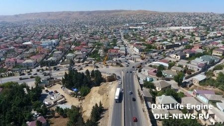 Sulutəpə dairəsində müxtəlif səviyyəli yol qovşağı inşa edilir - FOTO