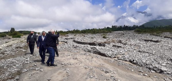 Güclü leysan Şəkinin yaşayış məntəqələrinə ciddi ziyan vurub