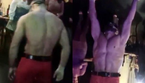 Bakıda gecə klubundan biabırçı görüntülər: Striptiz klub...