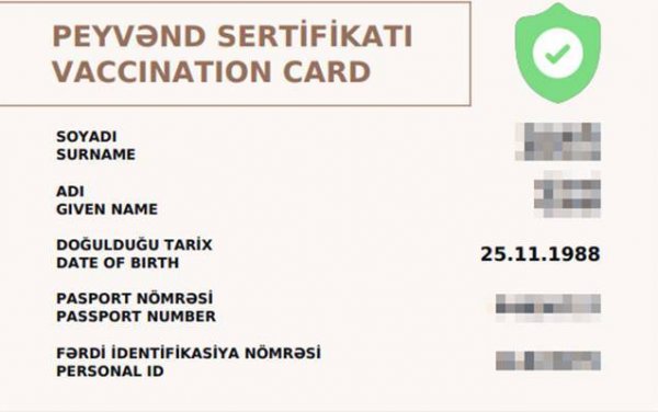 DİN COVID-19 sertifikatı olmayan vətəndaşlara xəbərdarlıq etdi
