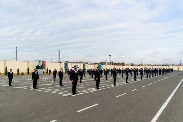 Polis orqanlarında xidmət etmək arzusunda olan gənclərin növbəti sıra baxışı keçirilib - FOTO