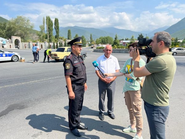 Şəki DYP "Təhlükəsizlik aylığı"na start verdi.  