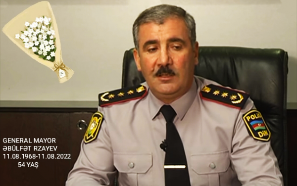 ELYAZ (YAZAN) GENERAL MAYOR ƏBÜLFƏT RZAYEVİN DOĞUM GÜNÜNÜ TƏBRİK ETDİ